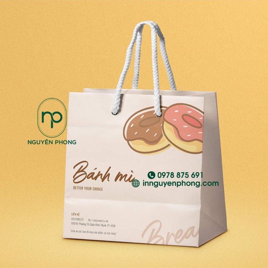 In Túi Giấy Đựng Bánh Giá Rẻ